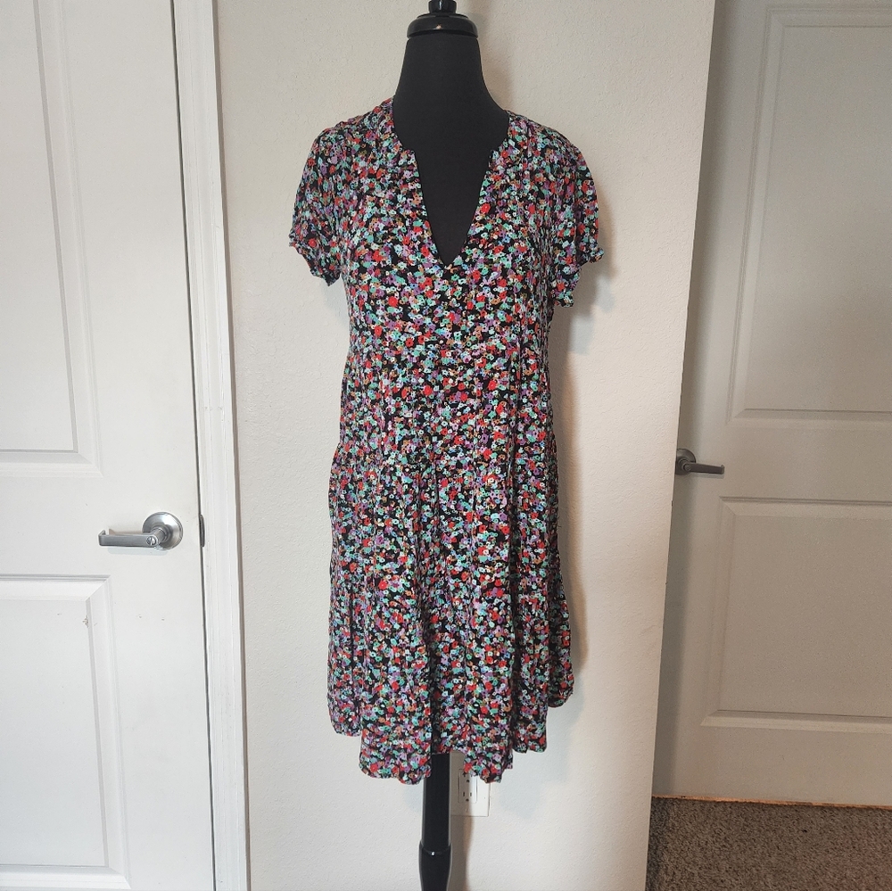 Maeve Multicolor Floral Mini Dress